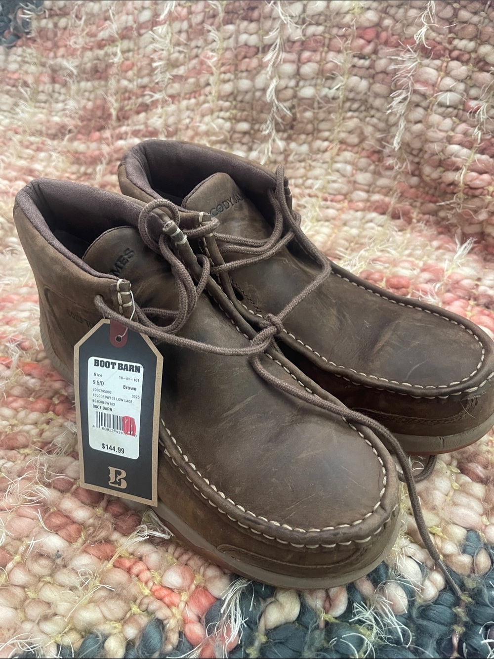 Men's Boot Barn Brown Cody Leather Chukka Boots